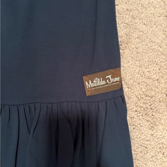 Matilda Jane Women's Blue Ruffle Wide Leg Pants - Picture 3 of 3